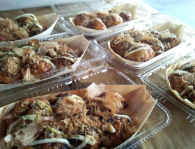 不動産会社のイベントで配布したたこ焼き